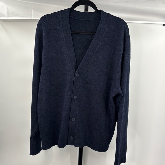 lululemon athletica Other - Lululemon Athletica Blue Cardigan Sweater V-Neck Knit Size Medium‎